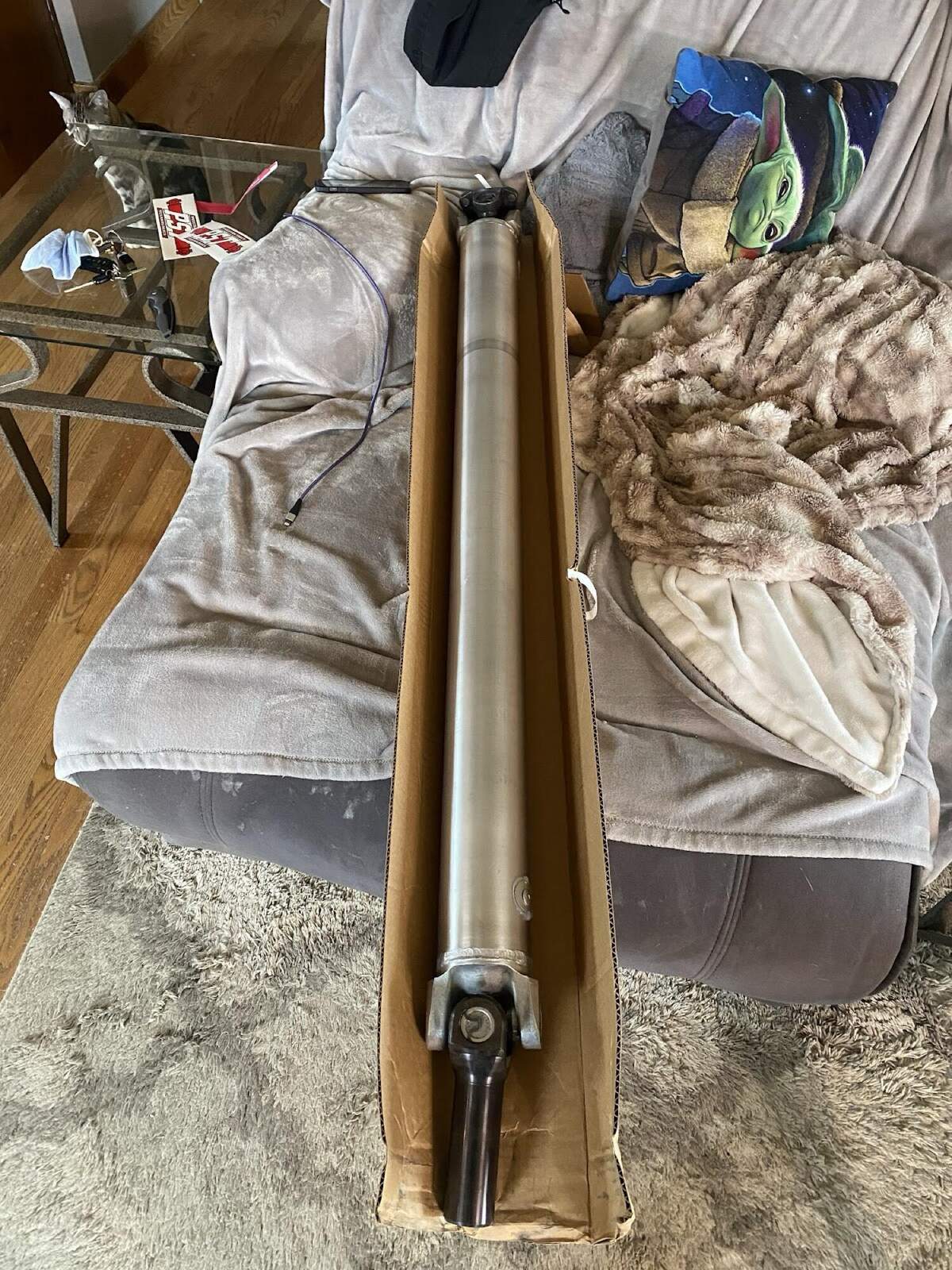 3.5 inch aluminum driveshaft