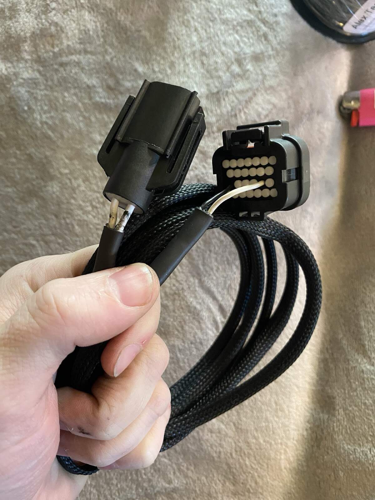 Holley J4 connector with VSS pigtail