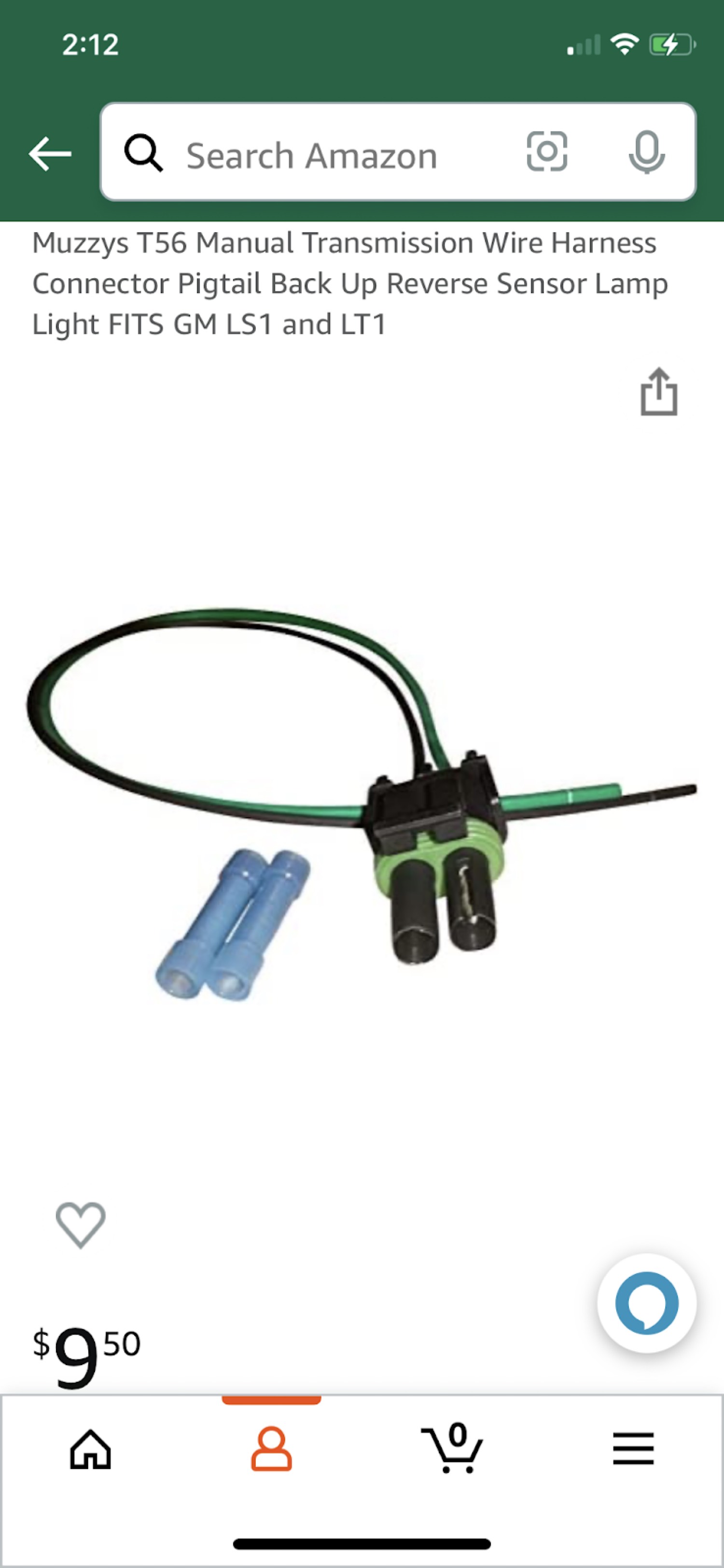 Muzzys T56 reverse lamp pigtail product listing